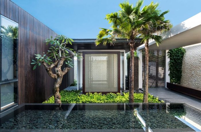 Desain rumah villa bali