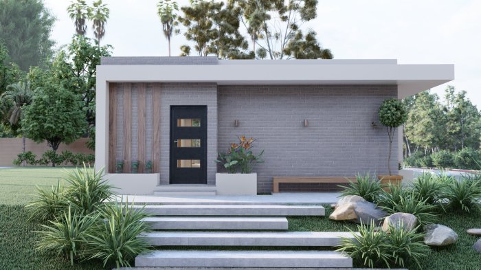 Desain rumah minimalis ukuran 7x8 meter