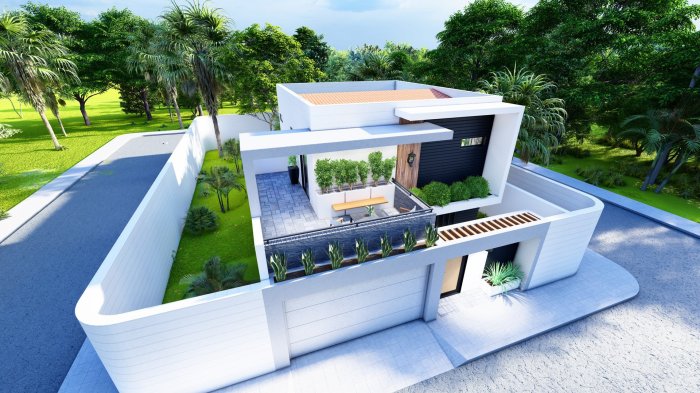 Desain rumah minimalis ukuran 7x8 meter