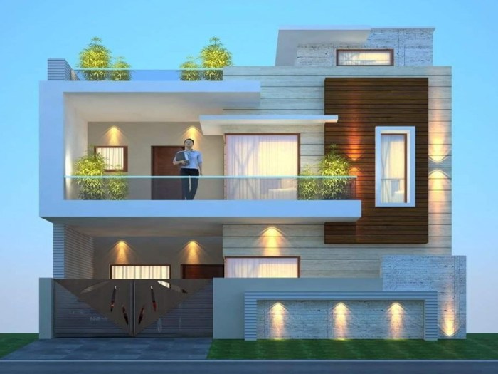 Desain rumah tangga di depan