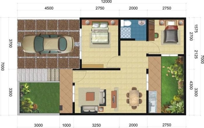 Desain rumah minimalis type 22 60