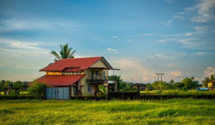 Desain rumah sederhana di desa