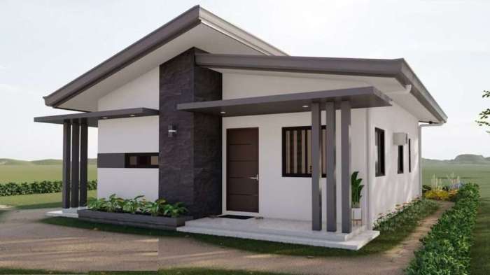 Desain rumah minimalis ukuran 10x7