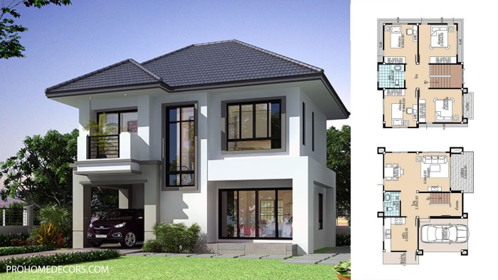 Desain rumah sederhana 4 kamar