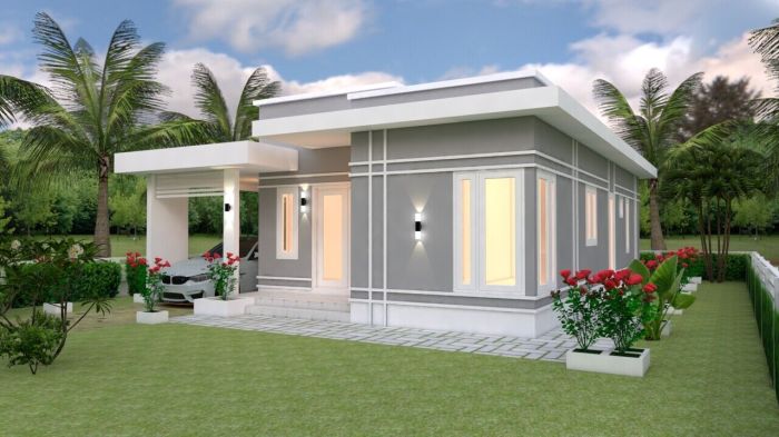 Desain rumah ukuran 9x12 4 kamar