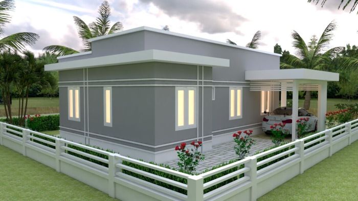 Desain rumah ukuran 9x12 4 kamar